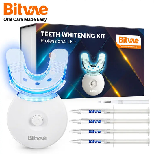 Bitvae Teeth Whitening Kit LED Light W/22%